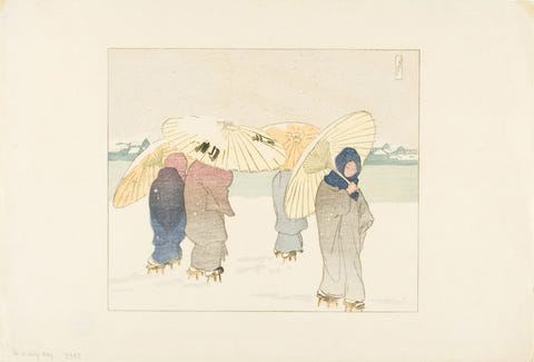 A Snowy Day by Helen Hyde — complete composition