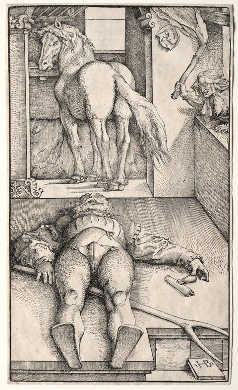 The Bewitched Groom by Hans Baldung — complete composition