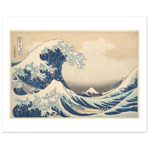 Katsushika Hokusai — The Great Wave Print