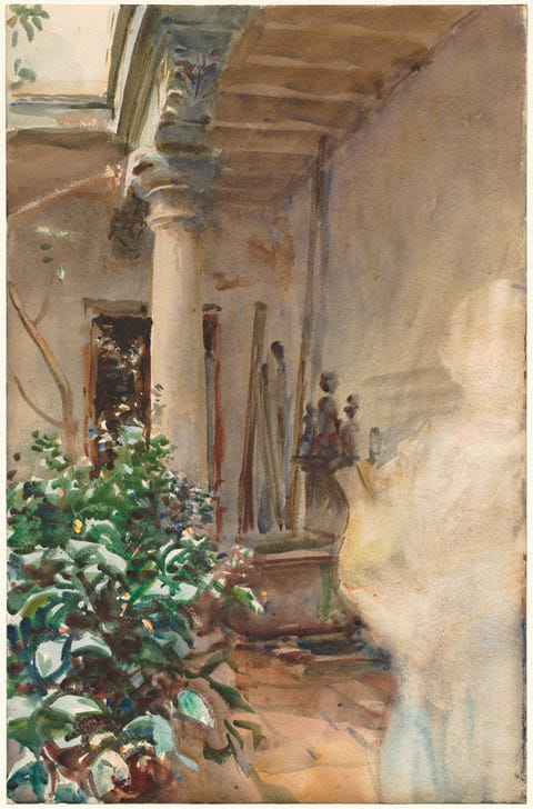John Singer Sargent — The Patio Print