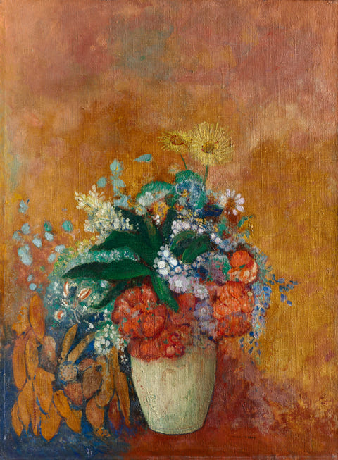 Odilon Redon — Vase of Flowers Print