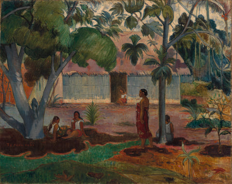 Paul Gauguin — The Large Tree Print