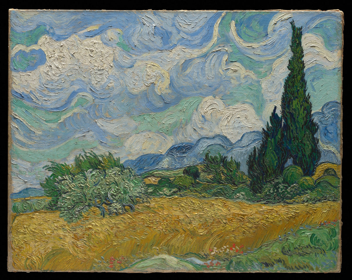 Cover artwork: Wheat Field with Cypresses by Vincent van Gogh, 1889