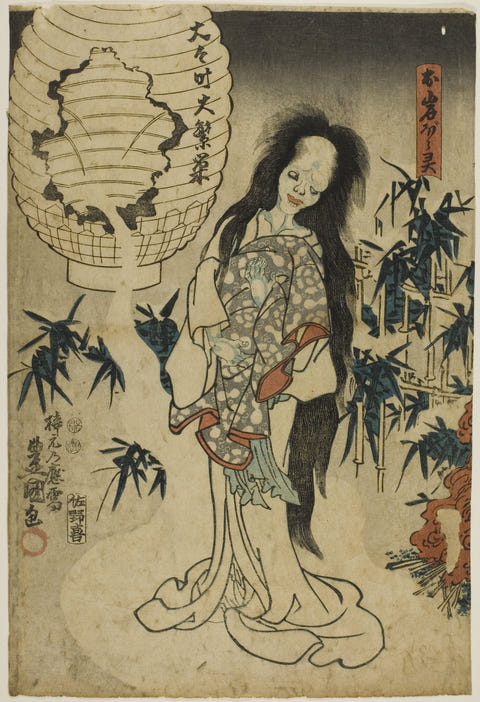 Oiwa’s Ghost by Utagawa Kunisada I (Toyokuni III) — complete composition