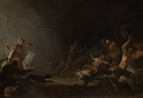 A Witches’ Sabbath by Cornelis Saftleven — complete composition