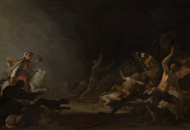 Cornelis Saftleven — A Witches’ Sabbath Print