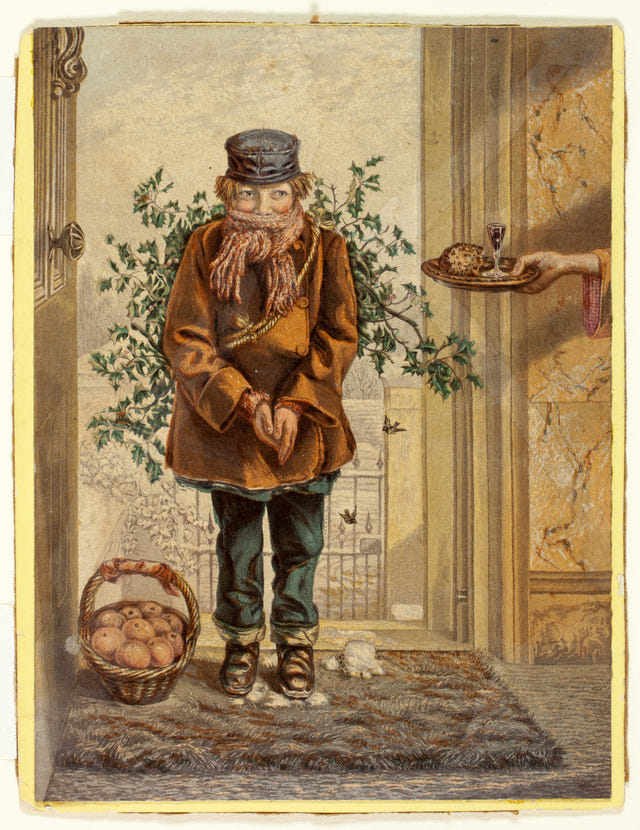 George Baxter — Christmas Time Print