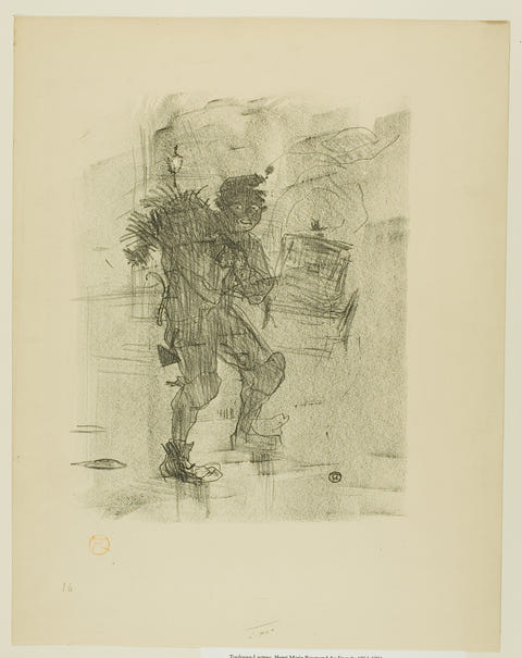 Christmas Ballad by Henri de Toulouse-Lautrec — complete composition