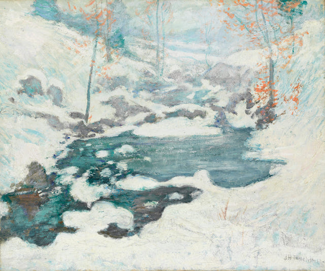 Icebound by John Henry Twachtman — complete composition