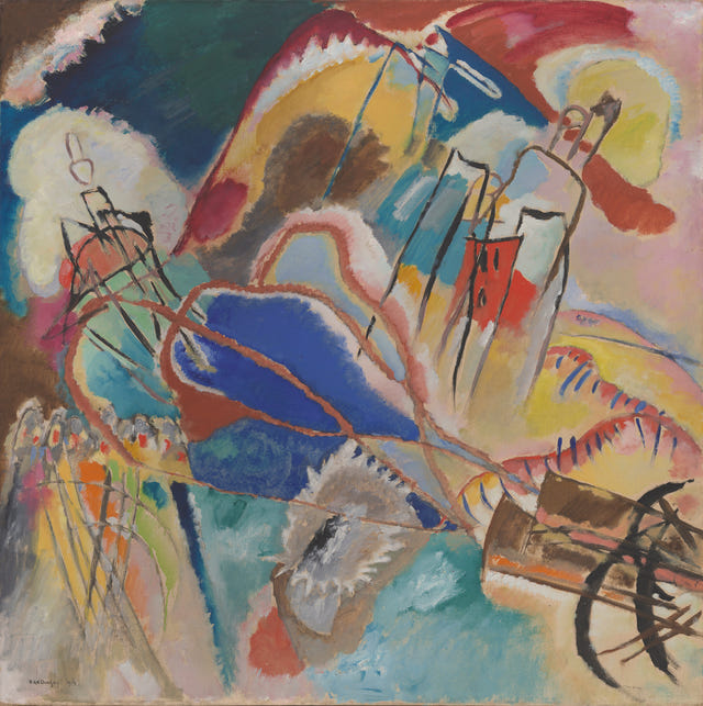 Improvisation No. 30 — Cannons by Wassily Kandinsky — complete composition