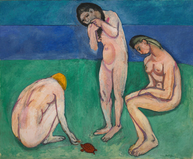 Bathers with a Turtle by Henri Matisse — complete composition
