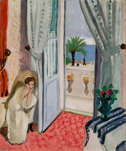Interior at Nice by Henri Matisse — complete composition