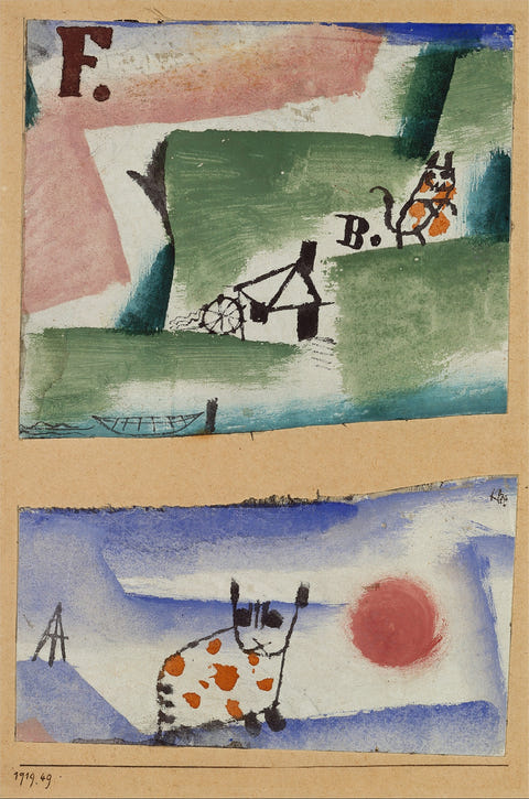 Tomcat’s Turf by Paul Klee — complete composition