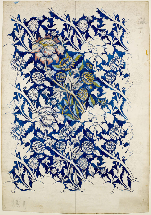 Wey by William Morris — complete composition