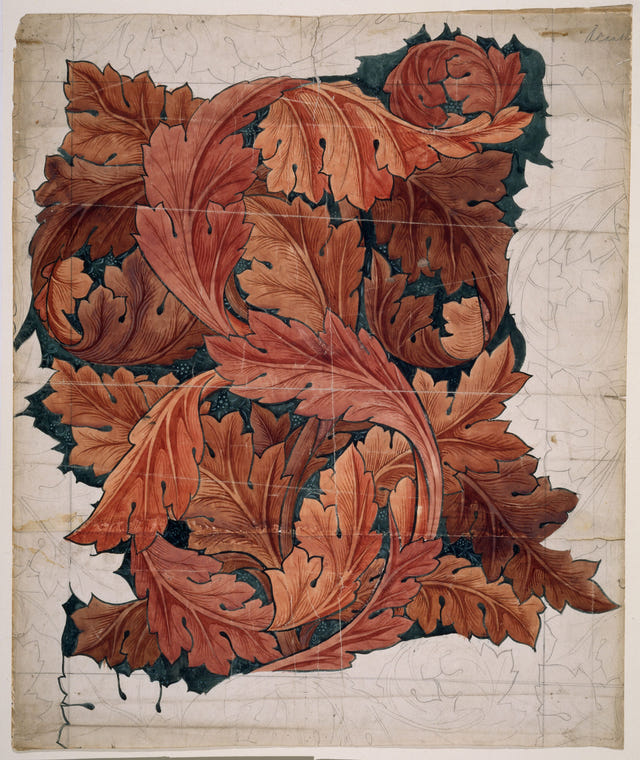 Acanthus by William Morris — complete composition