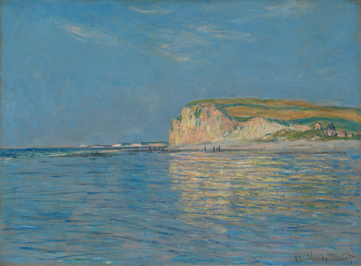 Low Tide at Pourville, near Dieppe by Claude Monet