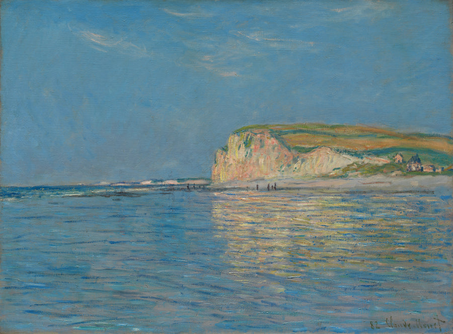 Low Tide at Pourville, near Dieppe by Claude Monet