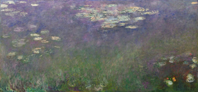 Claude Monet — Water Lilies (Agapanthus), complete composition
