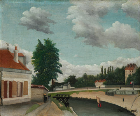 Henri Rousseau — Outskirts of Paris