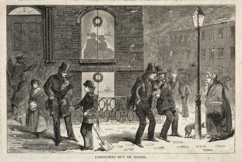Christmas Out of Doors by Winslow Homer — complete composition