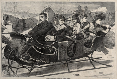 Christmas Belles by Winslow Homer — complete composition