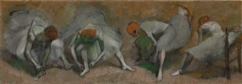 Frieze of Dancers by Edgar Degas, complete composition