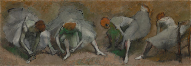Frieze of Dancers by Edgar Degas, complete composition
