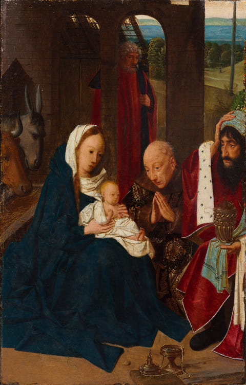 The Adoration of the Magi by Geertgen tot Sint Jans — complete composition