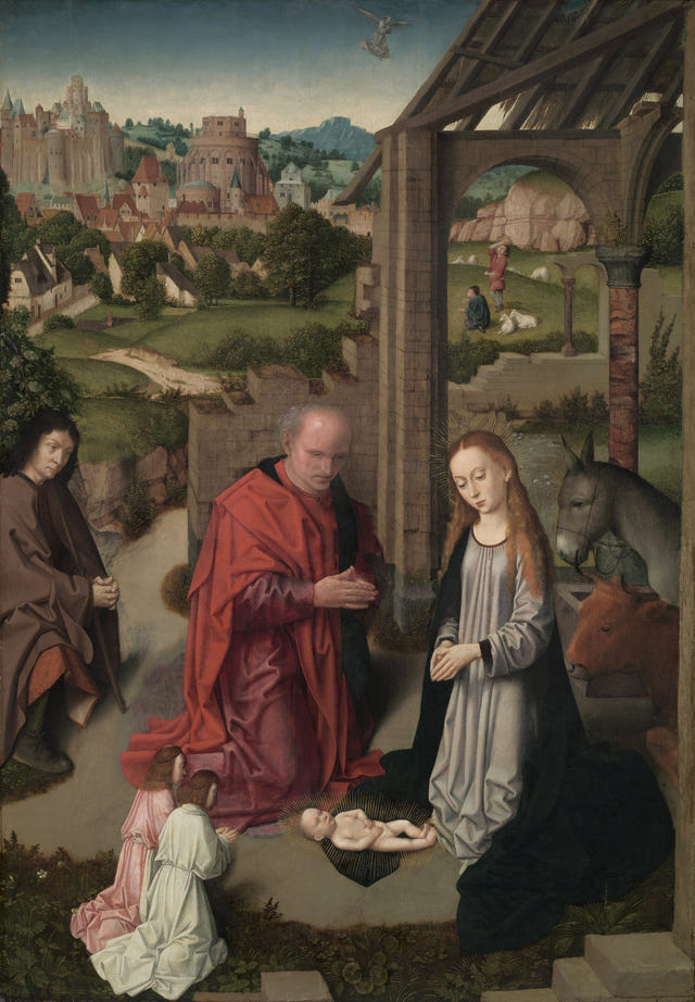 Gerard David — The Nativity Print