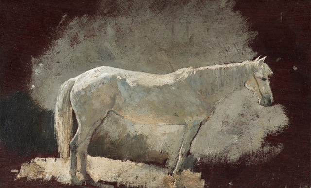 Winslow Homer — White Mare, complete composition