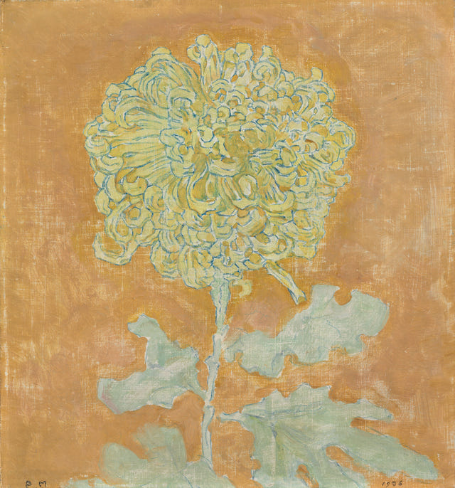 Piet Mondrian — Chrysanthemum