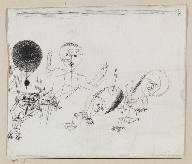 Paul Klee — With the Dot, complete composition