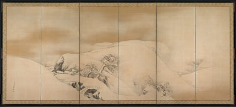 Winter Day by Maruyama Ōkyo — complete composition