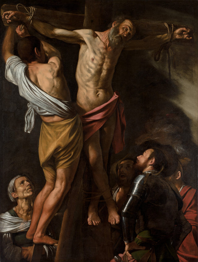Caravaggio — The Crucifixion of Saint Andrew Print