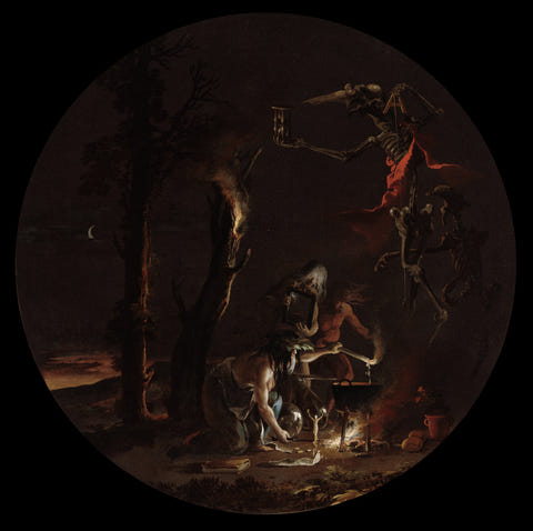Salvator Rosa — Scenes of Witchcraft: Evening Print