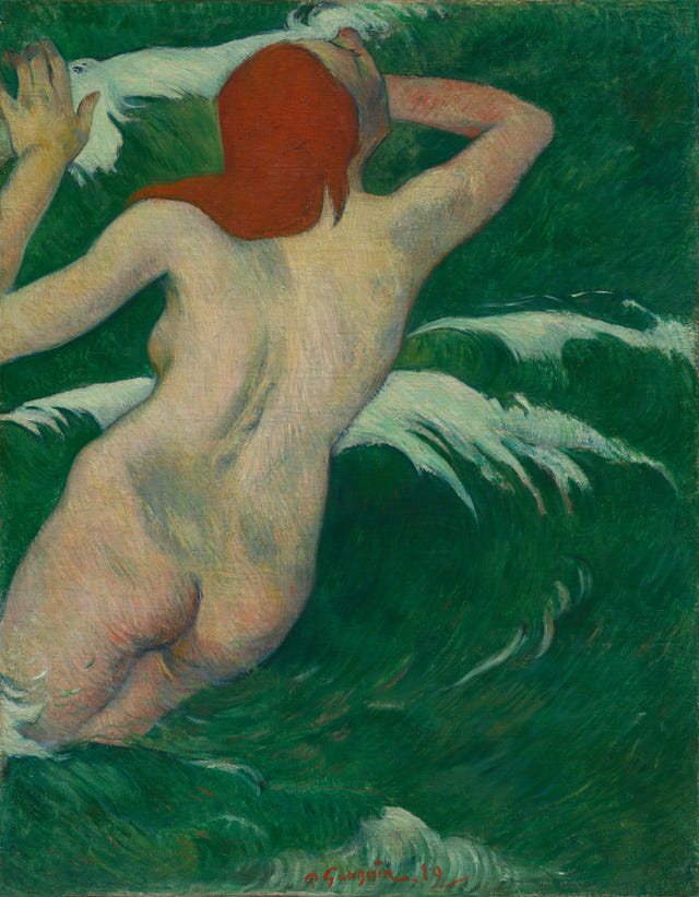 Paul Gauguin — In the Waves (Dans les Vagues)