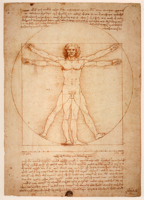 Leonardo da Vinci — Vitruvian Man Print