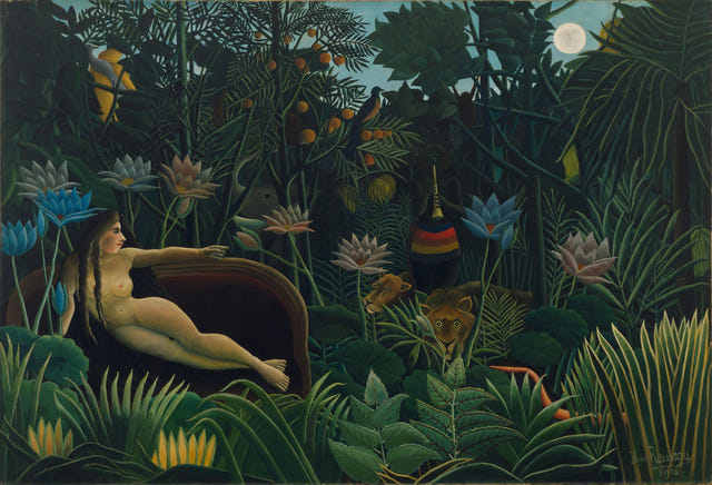 The Dream by Henri Rousseau — complete composition
