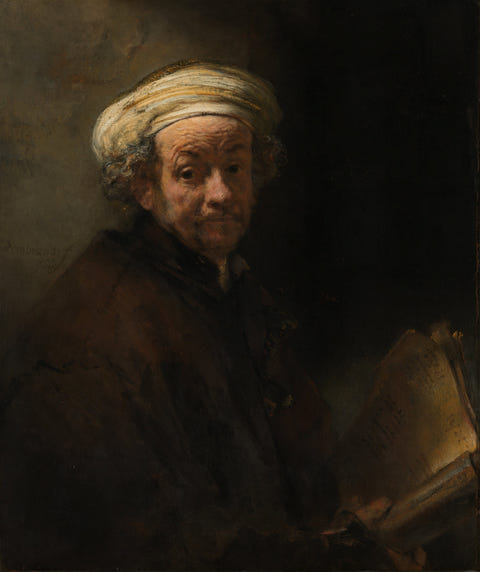 Self-Portrait as the Apostle Paul by Rembrandt van Rijn — complete composition