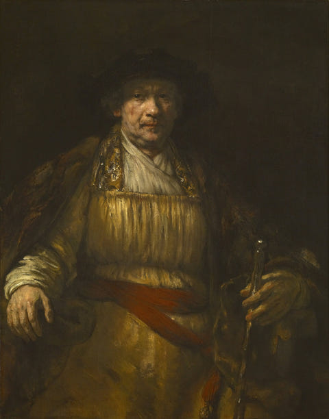 Self-Portrait, 1658 by Rembrandt van Rijn — complete composition