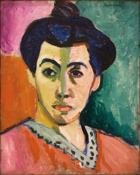 Henri Matisse — Portrait of Madame Matisse — The Green Stripe Print