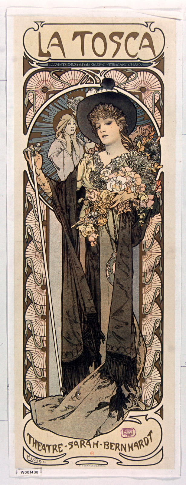 La Tosca by Alphonse Mucha — complete composition