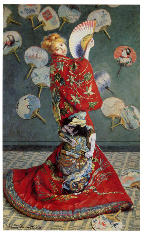 La Japonaise by Claude Monet — complete composition