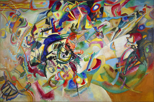 Composition VII by Wassily Kandinsky — complete composition