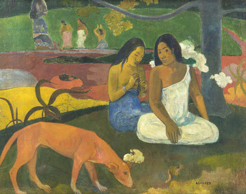 Arearea by Paul Gauguin — complete composition