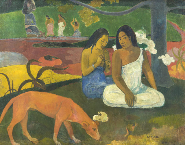 Arearea by Paul Gauguin — complete composition