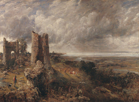 Hadleigh Castle by John Constable — complete composition