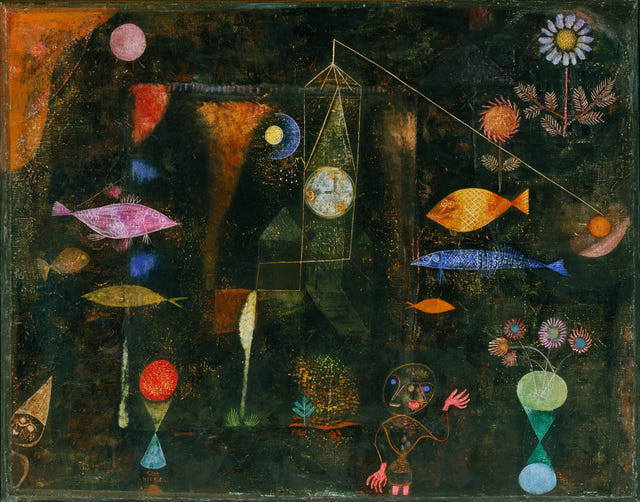 Fish Magic by Paul Klee — complete composition