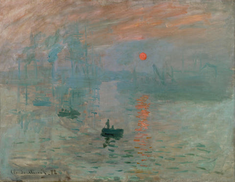 Impression, Sunrise by Claude Monet — complete composition