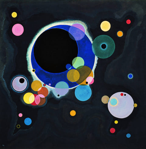 Several Circles by Wassily Kandinsky — complete composition